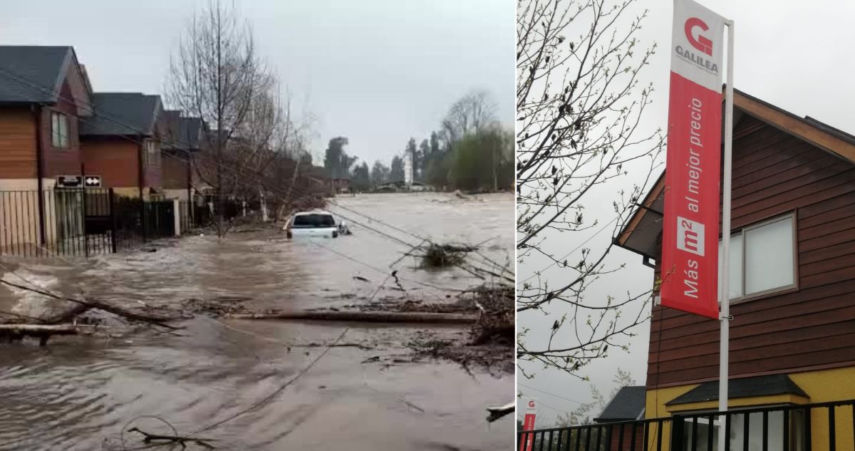 Alcalde de Curicó denuncia irregularidades en construcción de casas inundadas por sistema frontal