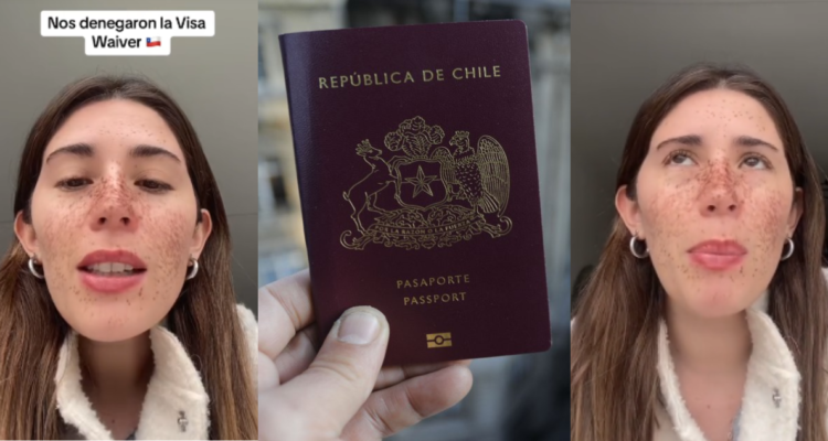 Chilena le negaron la Visa Waiver