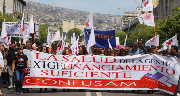 Gremios de salud convocan marcha nacional y paro total de 24 horas