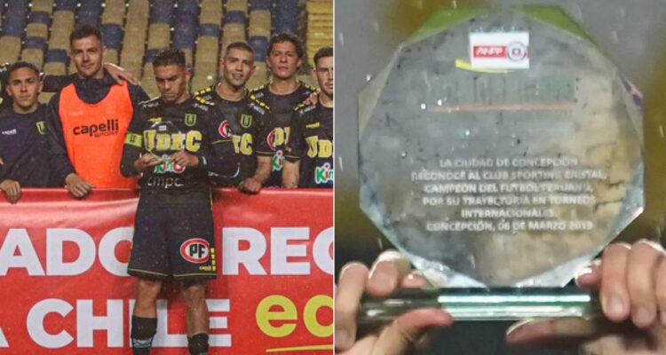 Copa Chile: ANFP premia a U. de Concepción con galvano hecho para club peruano en 2019