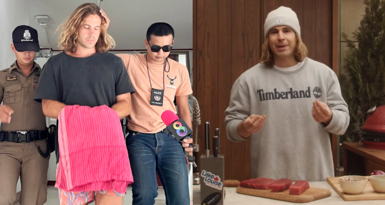 Daniel Sancho, chef español detenido por asesinar y descuartizar a un amigo en Tailandia