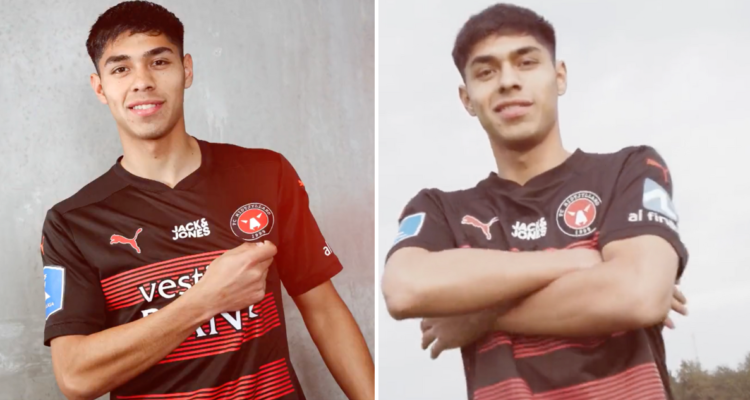 Darío Osorio es presentado por el Mitdjylland de Dinamarca.