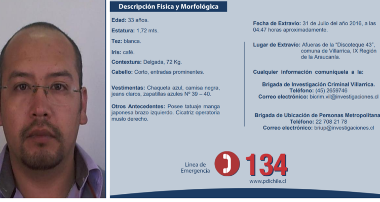 “Hay personas que saben”: mujer pide reabrir búsqueda de hijo desaparecido hace 7 años en Villarrica