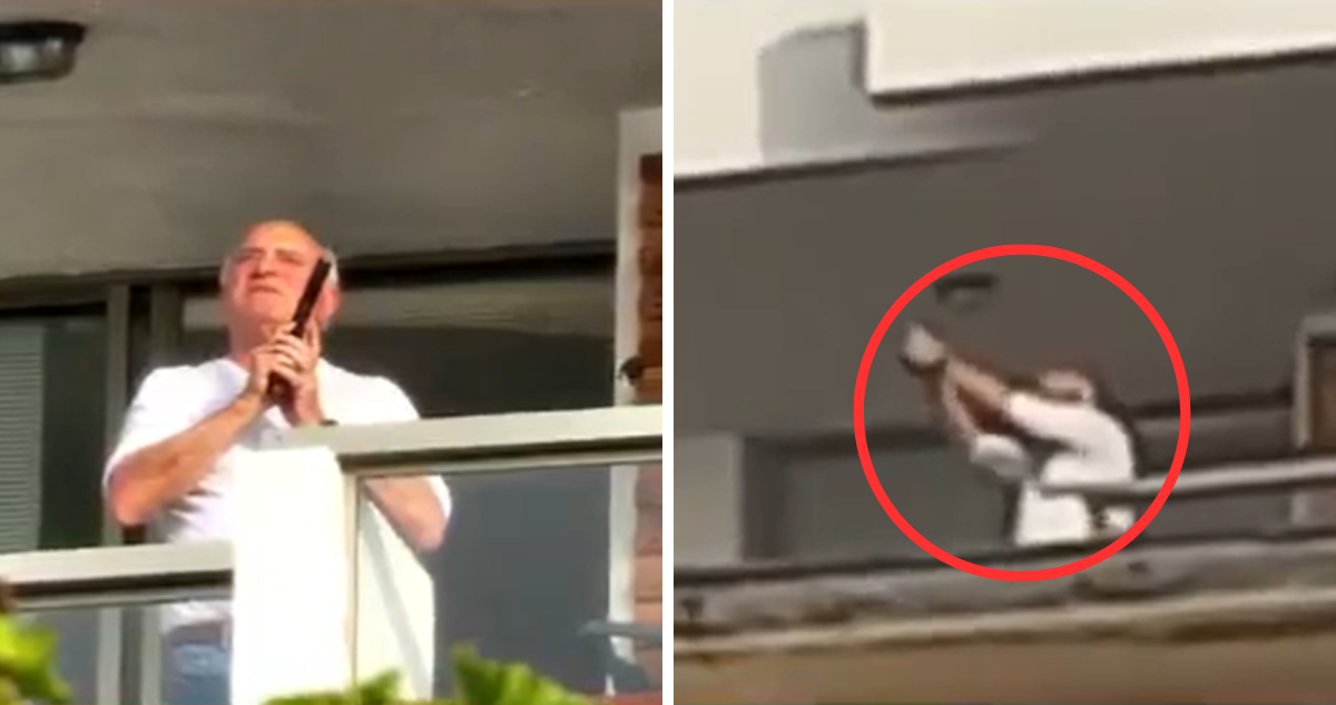 Video lo captó: Denuncian que hombre dispara a aves desde el balcón de su departamento en Algarrobo