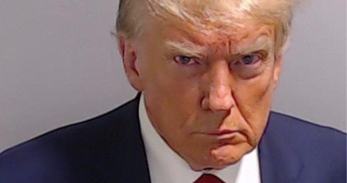La foto policial de Donald Trump.