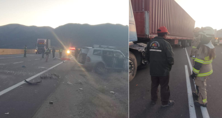 Dos muertos y dos personas heridas deja colisión entre vehículo y camión de alto tonelaje en Arica