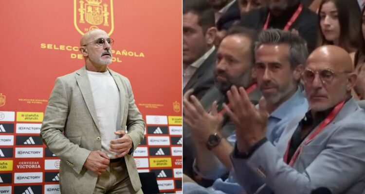 Luis de La Fuente, DT de España masculino, le quitó el piso a Luis Rubiales tras escándalo por beso a Jenni Hermoso
