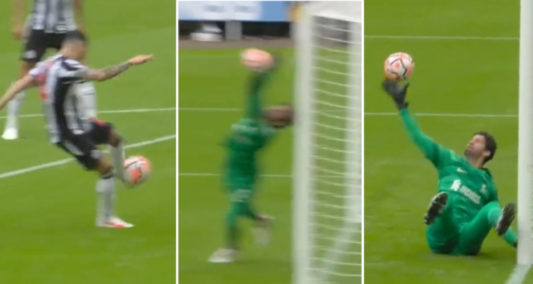 DT de Newcastle alucina con la atajada de Alisson contra Almirón en Premier.