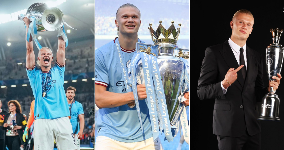 Erling Haaland dominó la temporada en Inglaterra.