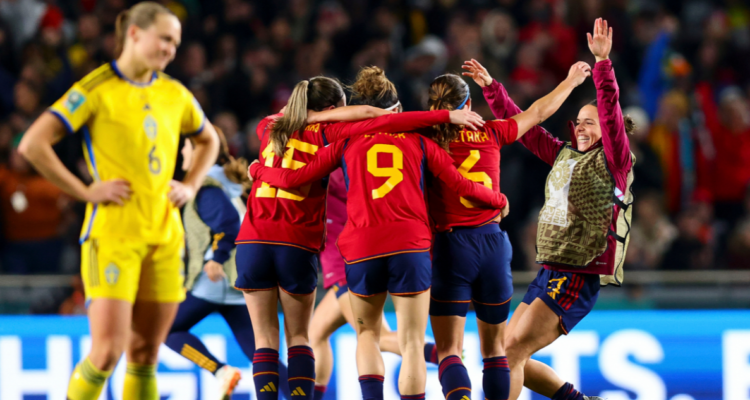España hace historia y se instala por primera vez en la final del mundial femenino tras vencer a Suecia.
