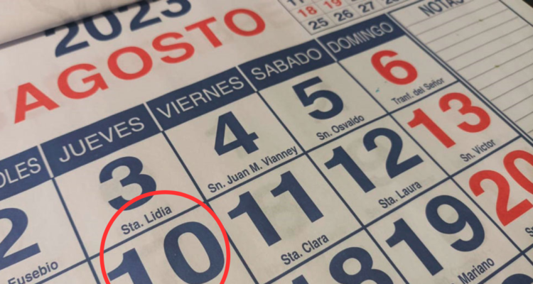 Feriado 10 de agosto
