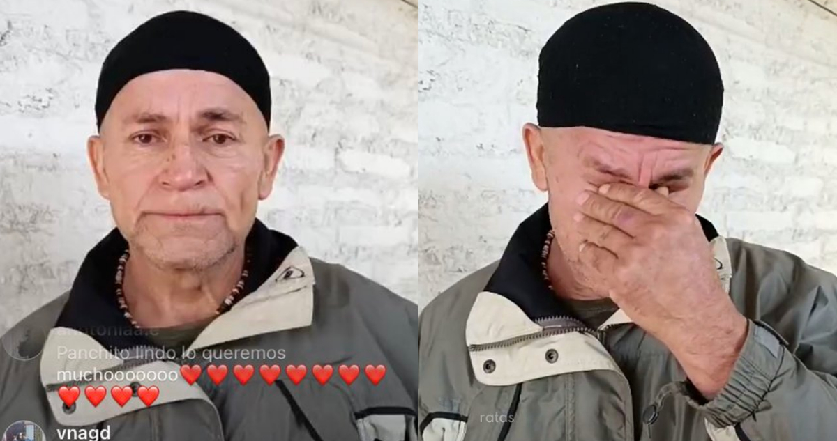 Francisco Arenas llorando por el maltrato que sufren sus excompañeros de Gran Hermano.