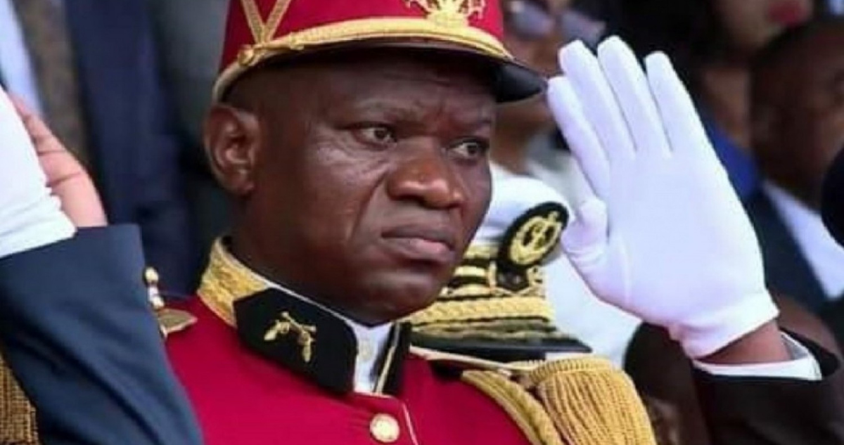 El general Brice Oligui Nguema