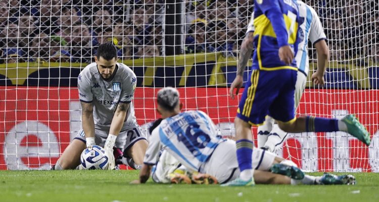 Gabriel Arias fue elegido el mejor del empate entre Boca y Racing.