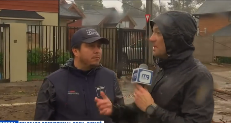 Gonzalo Ramírez enojado en Curicó