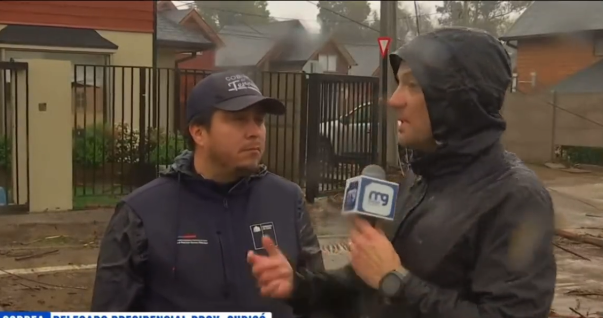Gonzalo Ramírez enojado en Curicó