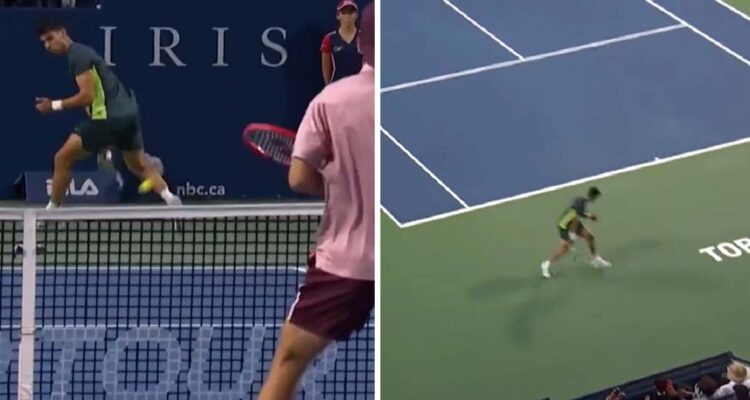 Carlos Alcaraz impactó con un perfecto Gran Willy en el Masters de Canadá.