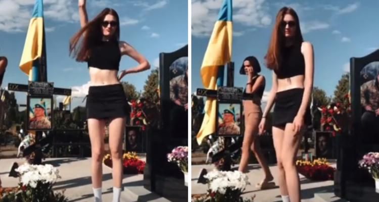 Hermanas ucranianas arriesgan 5 años de cárcel por bailar y hacer twerk sobre tumbas de soldados