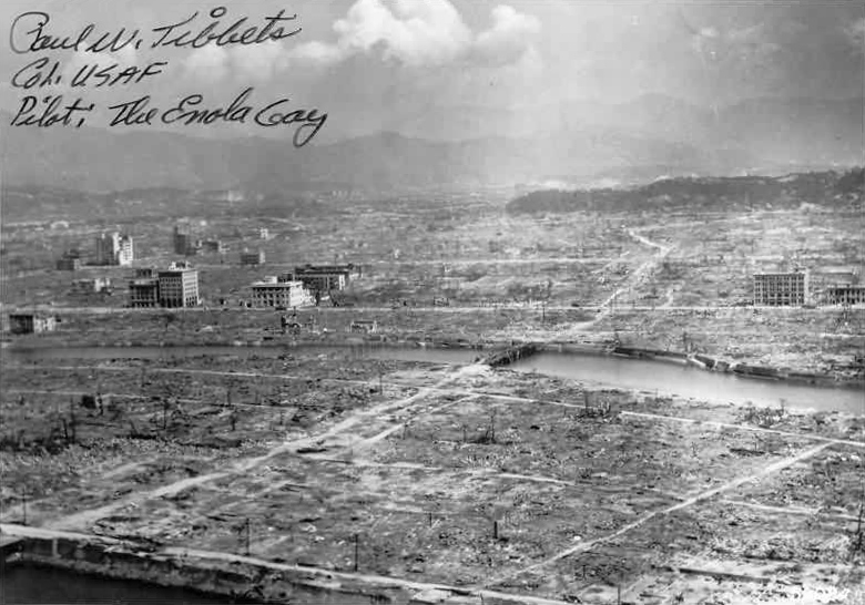 Hiroshima tras el bombardeo