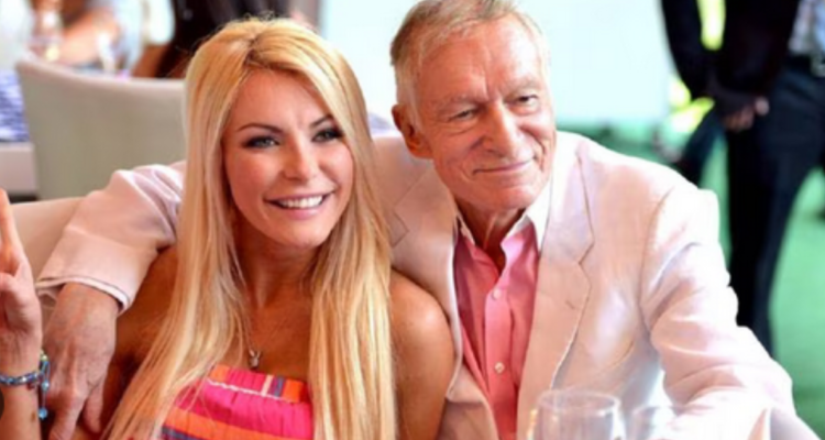 Hugh Hefner y su esposa