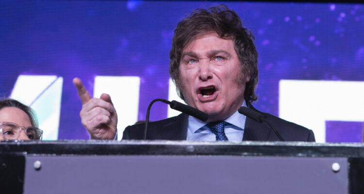 Candidato a la presidencia de Argentina, Javier Milei