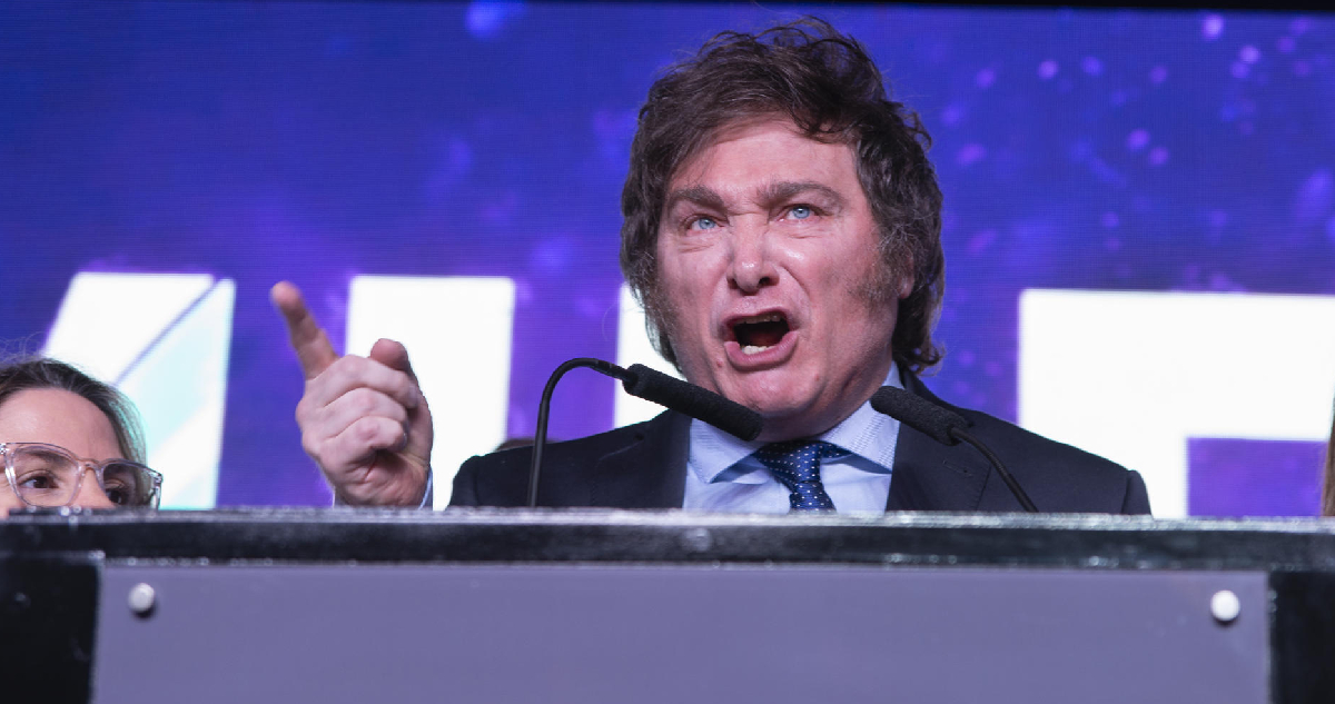 Candidato a la presidencia de Argentina, Javier Milei