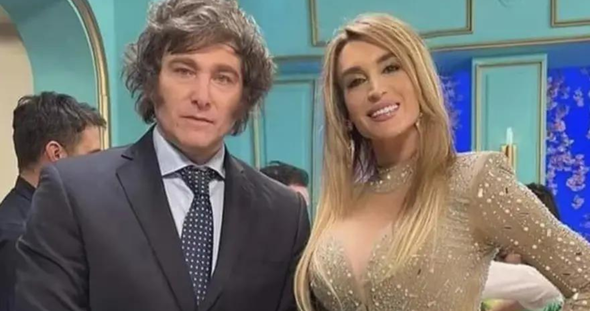 Javier Milei y Fátima Flórez