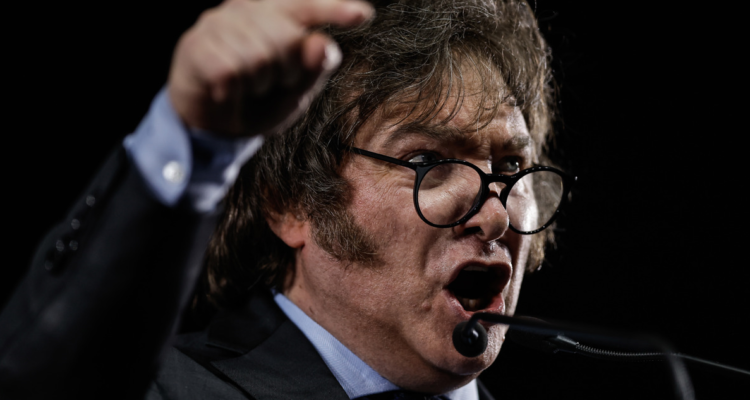 Javier Milei, el candidato libertario argentino.