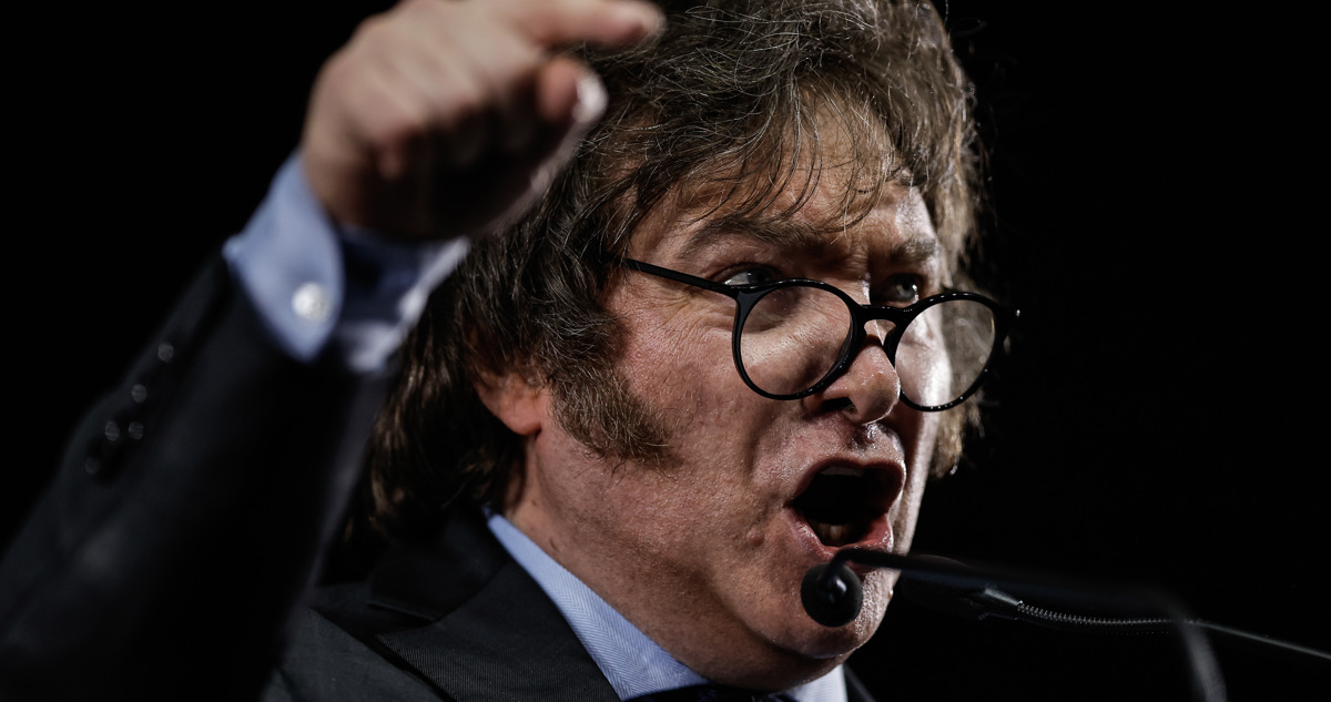 Javier Milei, el candidato libertario argentino.