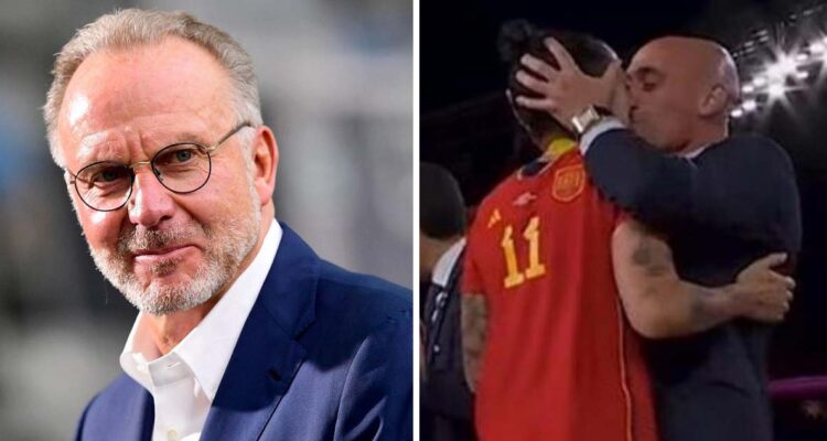El alemán Kar-Heinz Rummenigge defendió el beso de Luis Rubiales a una jugadora.
