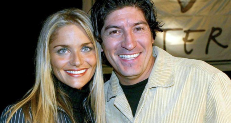 Kenita Larraín (izquierda) e Iván Zamorano (derecha) en referencia a su ruptura