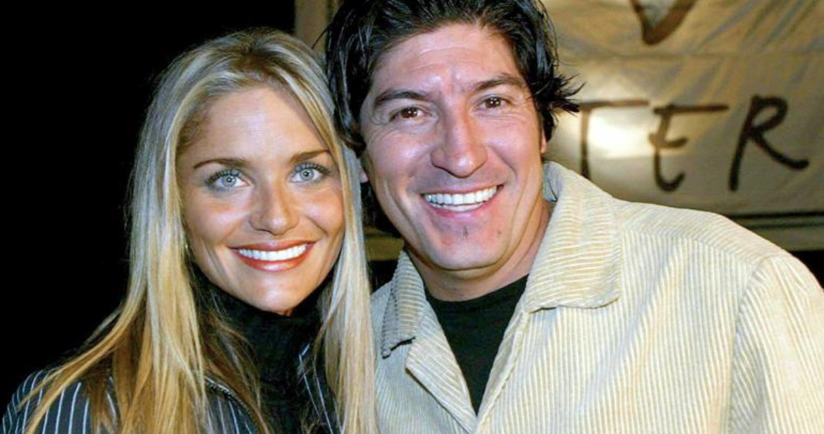 Kenita Larraín (izquierda) e Iván Zamorano (derecha) en referencia a su ruptura
