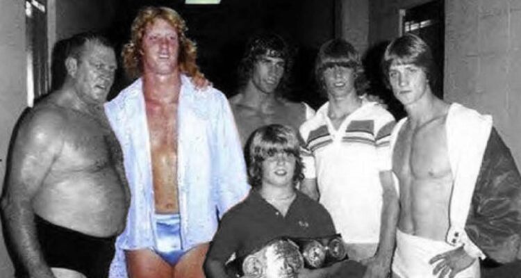 Fritz Von Erich y sus cinco hijos: la “Familia Von Erich”.