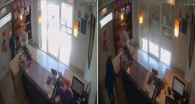 Ladrón encerrado en pastelería