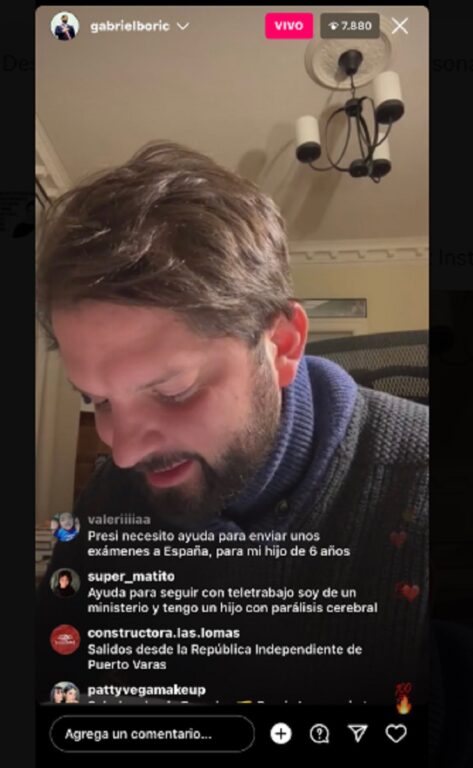 Live Boric por el Día del Niño