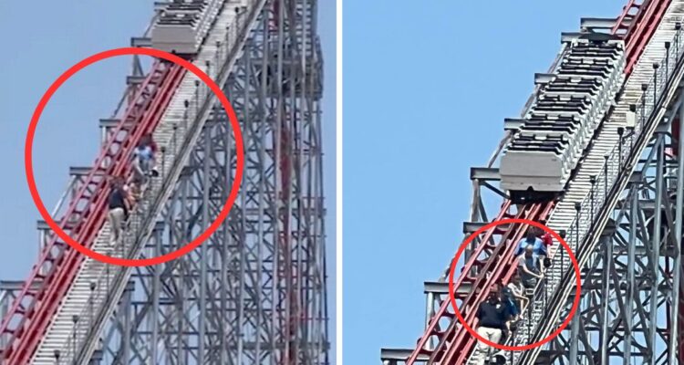 La montaña rusa Magnum XL-200, que fue la más grande y rápida del mundo, quedó varada a más de 60 metros de altura en Estados Unidos.