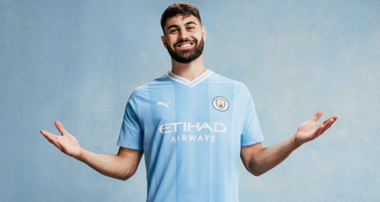 Manchester City presenta a Josko Gvardiol como el defensa más caro de la historia.