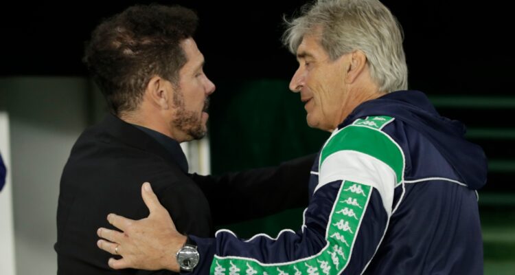 Diego Simeone y Manuel Pellegrini