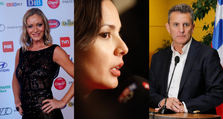 Marcela Vacarezza (izquierda), Carolina Arredondo (centro) y Gonzalo de la Carrera (derecha)