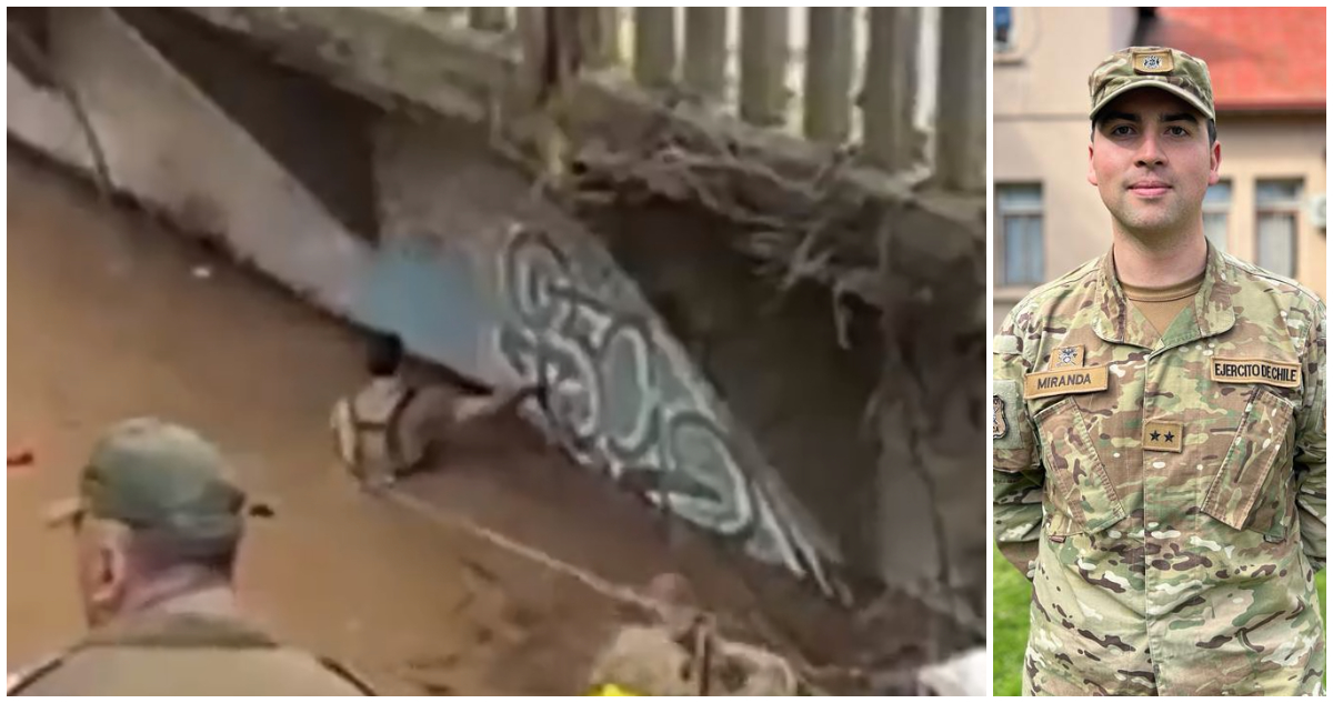 Militar salvó a hombre a minutos de ahogarse en río Claro: “No pensé en los riesgos”