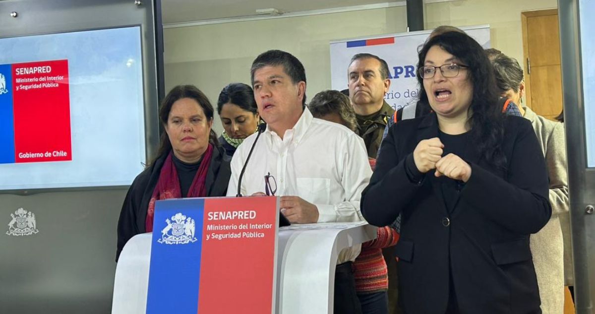 Sistema frontal: Gobierno cifra en 42 mil las personas aisladas y corrige número de fallecidos a tres