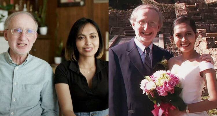 pareja con 42 años de diferencia enfrenta duras críticas en internet