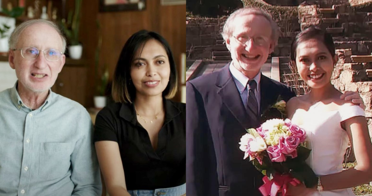 pareja con 42 años de diferencia enfrenta duras críticas en internet
