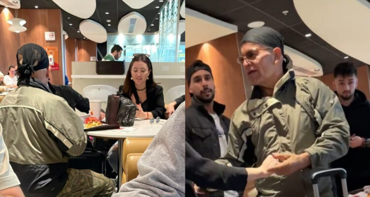 Francisco y otros exparticipantes de Gran Hermano.