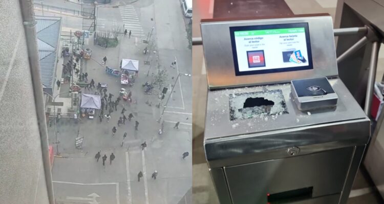 Estudiantes reactivan evasiones masivas en el Metro tras alza del pasaje