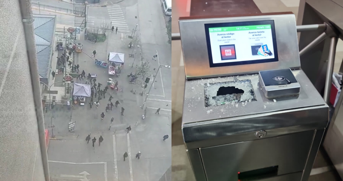 Estudiantes reactivan evasiones masivas en el Metro tras alza del pasaje