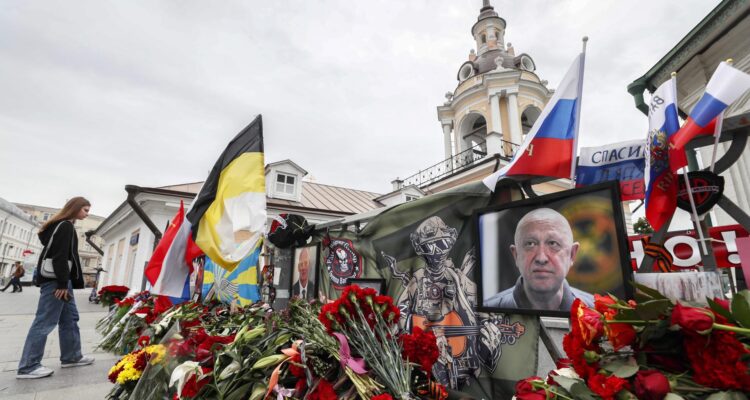Memorial en honor a Prigozhin