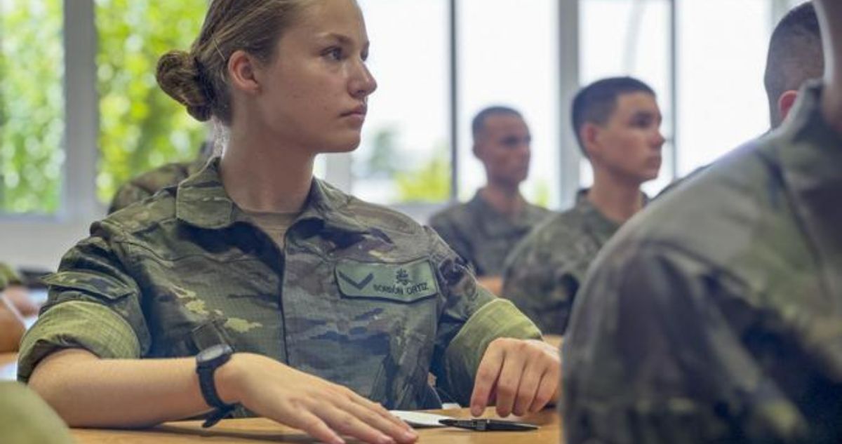 La Princesa Leonor estará 3 años en la academia militar.
