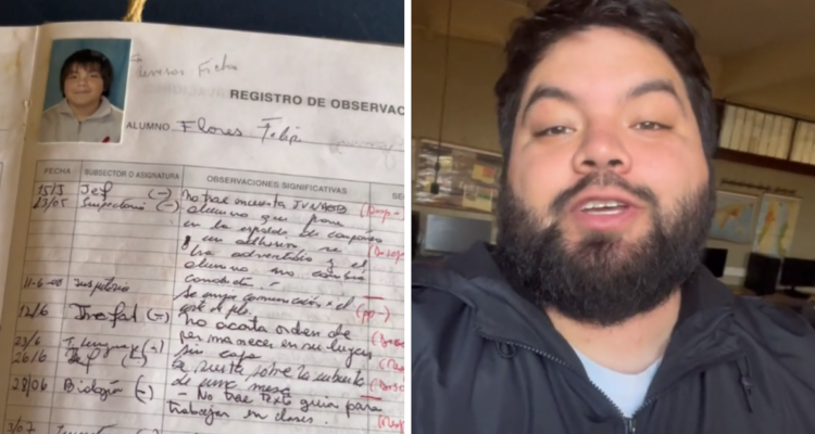 Captura de TikTok de Profesor que compartió reflexión tras ser alumno expulsado de colegio
