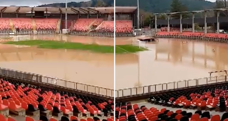 El estadio Fiscal de Talca quedó inutilizable para el resto de la temporada de Rangers.